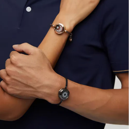 Sun-Moon Smart Sensing Couples Bracelet