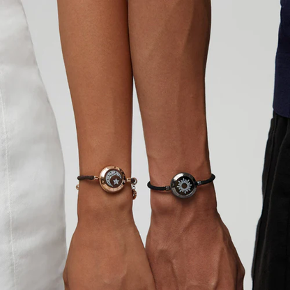 Sun-Moon Smart Sensing Couples Bracelet