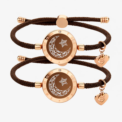 Sun-Moon Smart Sensing Couples Bracelet